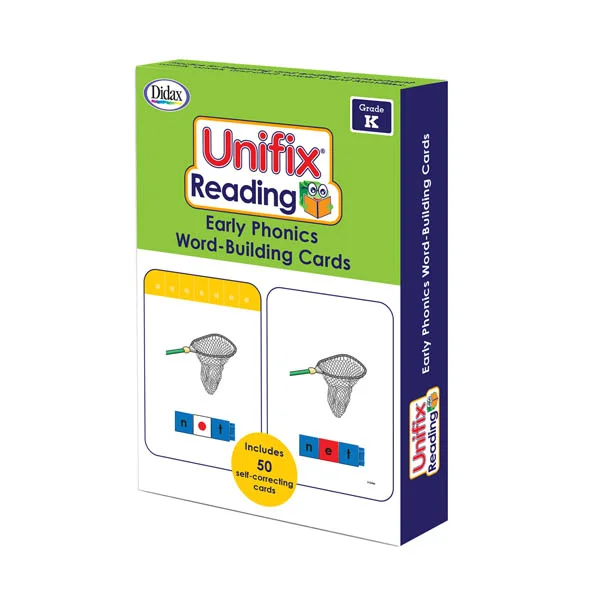 Unifix Reading Early Phonics Word-Building Cards
