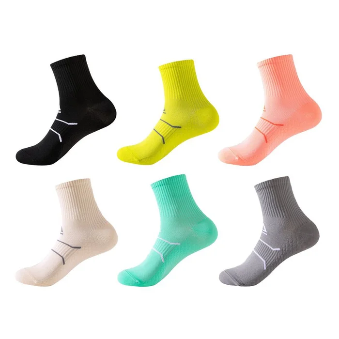 Unisex Performance Recovery Compression Ankle Socks with Arch Support (6-Pair)