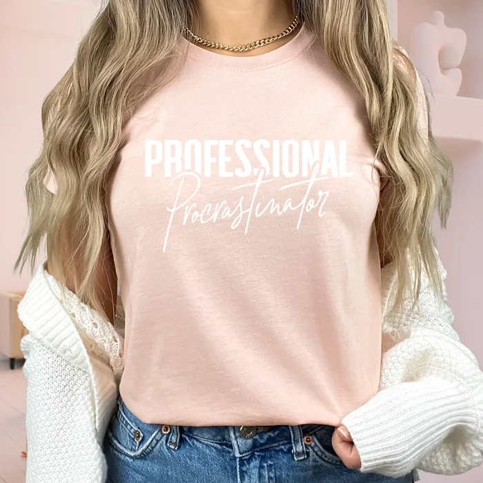 Unisex 'Professional Procrastinator' Graphic T-Shirt
