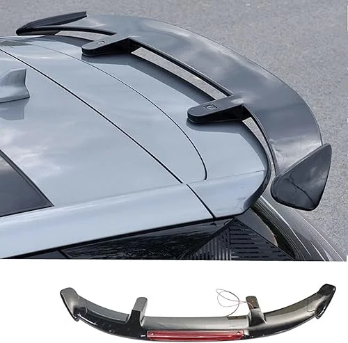 Universal Rear Window Roof Spoiler Drilling Installation Wing Compatible with Most Hatchback/SUV/Wagon/Minivan (with LED Light)