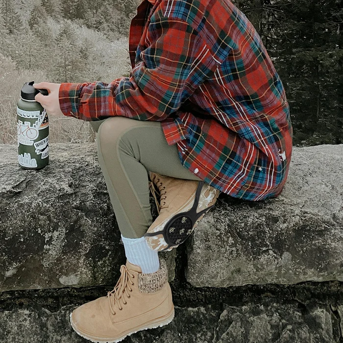 Universal Traction Spikes Crampons for Shoes (Kid & Adult Sizes)