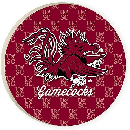 University of South Carolina Gamecocks 2.75 x 2.75 Car Coasters Pack of 2