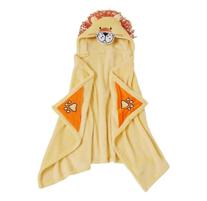 Urban Dreams Safari Lion Mane Hooded Throw Blanket