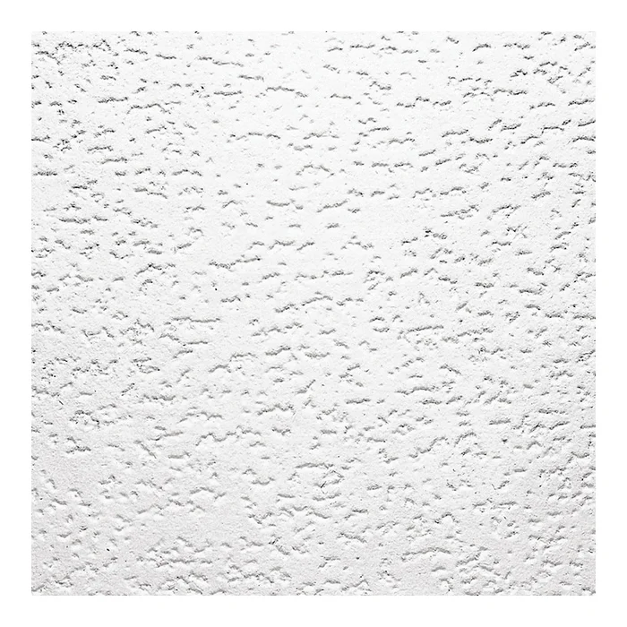 USG 4240 Ceiling Tile, 12 in L, 12 in W, Tivoli Pattern, Staple Flange Edge, Wood