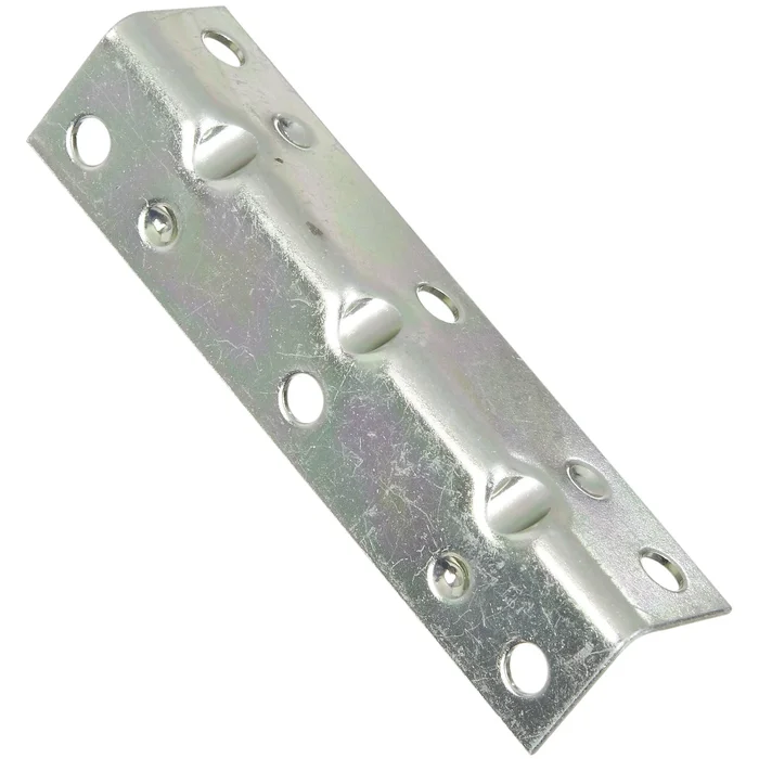V113 Series N220-079 Corner Brace, 3-1/2 In L, 3/4 In W, 3/4 In H, Steel, Zinc, 0.04 Thick Material