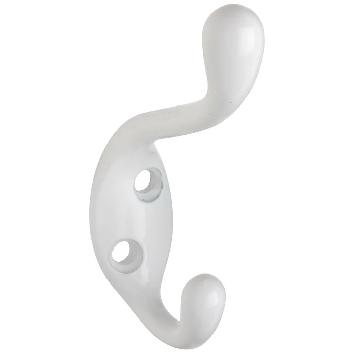 V166 N266-049 Coat And Hat Hook, 75 Lb, Zinc