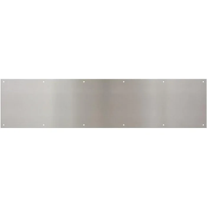 V1996 Series Satin Nickel Kick Plate, 34 In L X 8 In W, Aluminum