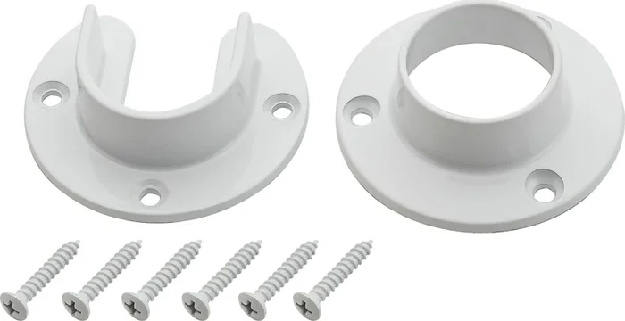 V8600 S822-083 Closet Flange Set, Zinc, White