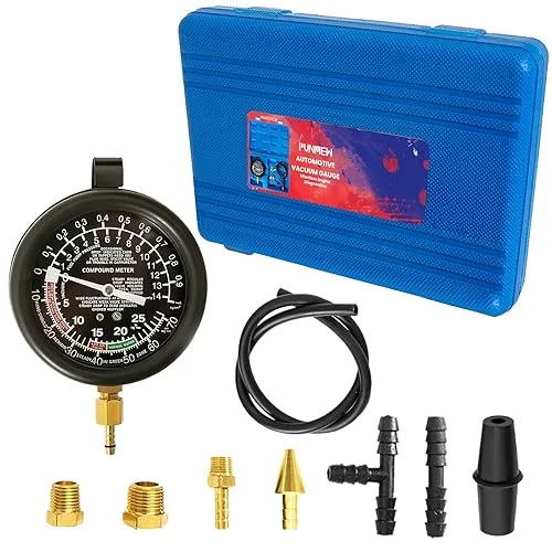 Vacuum Gauge Automotive Fuel Pump and Vacuum Tester Gauge