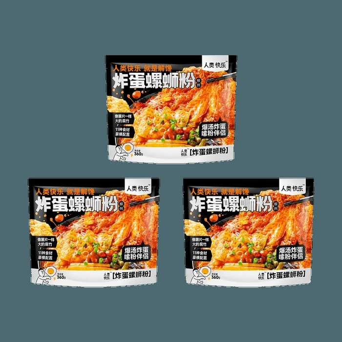 【Value Pack】Bomb Snail Noodle 360g*3