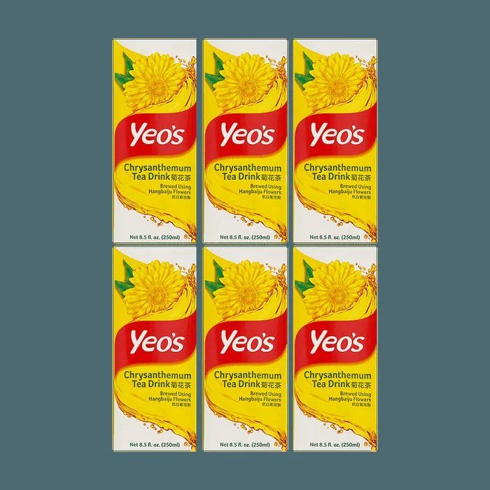 【Value Pack】Chrysanthemum Tea Drink,8.45 fl oz * 6 Packs
