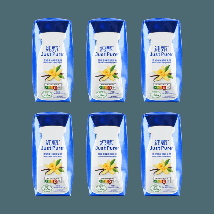 【Value Pack】Chunzhen Yogurt Drink with Vanilla Flavor, 6.76 fl oz*6