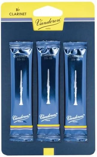 VANDOREN Clarinet Bb 2 Traditional (3 Pack) Reeds (CR1023)