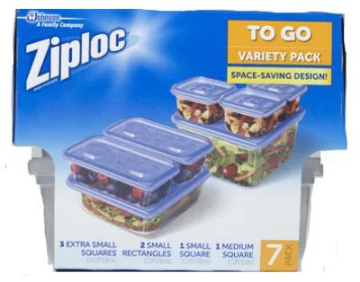 Variety Pack Containers With One Press Seal (7-pack)