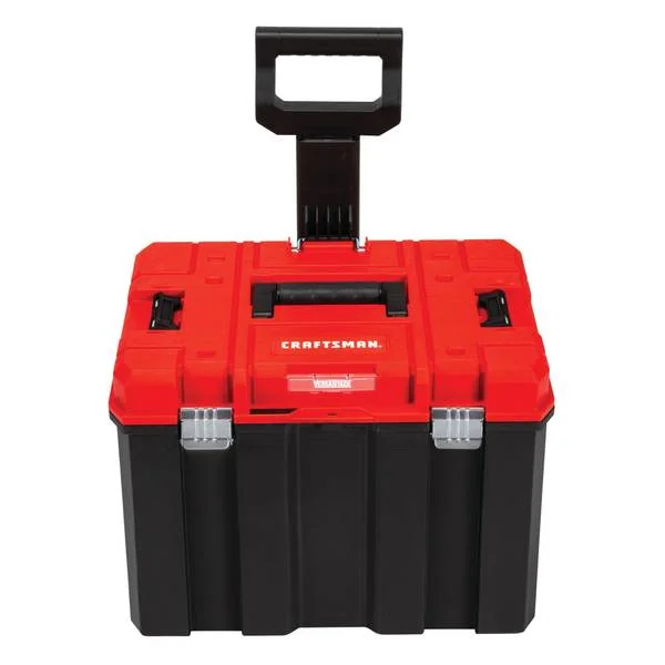 VERSASTACK System 20-in Red Plastic Wheeled Lockable Tool Box