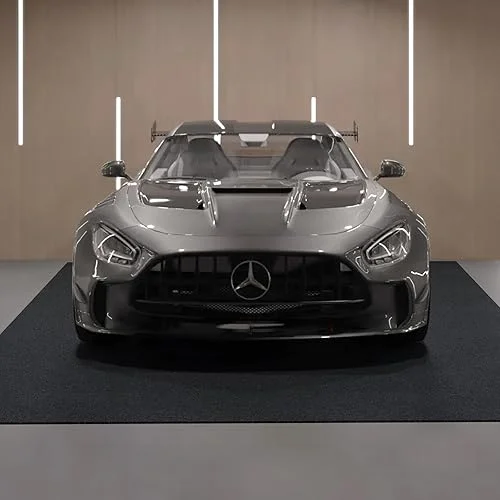 VEVOR Garage Floor Mat, 8'10’x22' Waterproof Protection from Water,Snow, Rain,Mud and Oil for Cars, Non-slip Heavy Duty Containment Mat with TPE Anti-Leak Backing & Easy to Clean & Cuttable