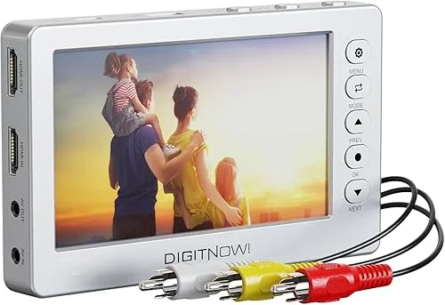 VHS to Digital Converter, Video to Digital Converter,1080P Video Device, Analog to Digital Video Converter, Video & Audio Recording from VCR, VHS, DVD, Tapes, Hi8, Camcorders, Gaming Systems