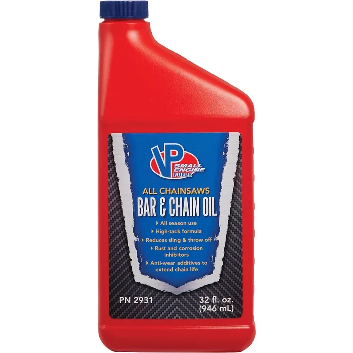 Vp Racing 2931 Bar And Chain Oil, 465 Deg F Flash, 1 Qt