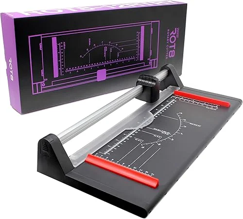 VViViD Rot8 12′ Lightweight Sliding Rotary Paper Cutter and Trimmer