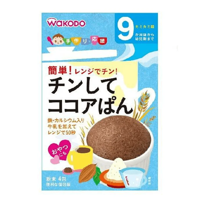 Wakodo Handmade Support Microwaveable Cocoa Bread [content not specified]
