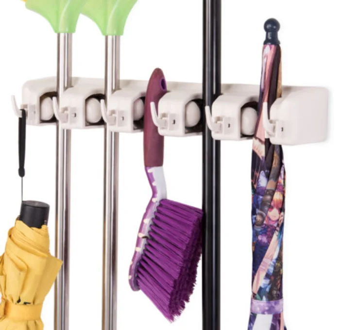 Wall-Mounted 5-Position Home Organizer