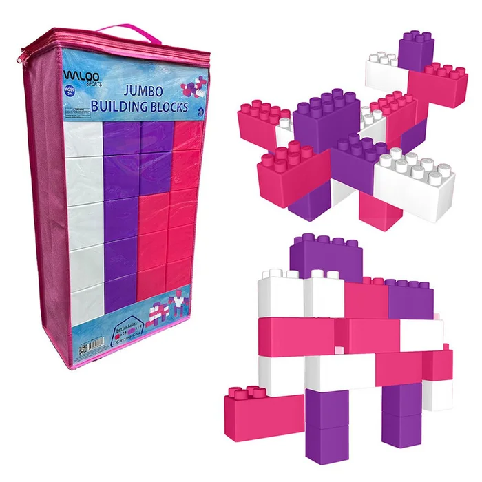 Waloo® 43-Piece Jumbo Building Blocks