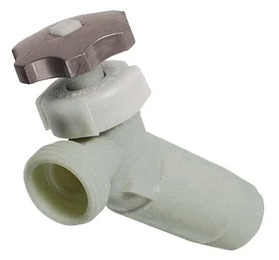 Water Heater Drain Valve, 3/4 Mpt X 3/4 Mht X 2-1/2 In.