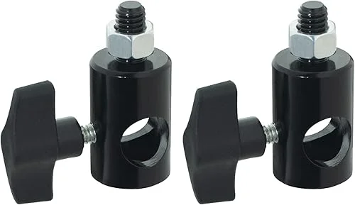 WELLMAKING 2PCS Rapid Adapter Convert with 3/8′ Screw DSLR Mount Bracket Multi Functional Mount Bracket Adapter, Photo Studio, Light Stand Tip Boom Arm Photo Studio Photography Accessory