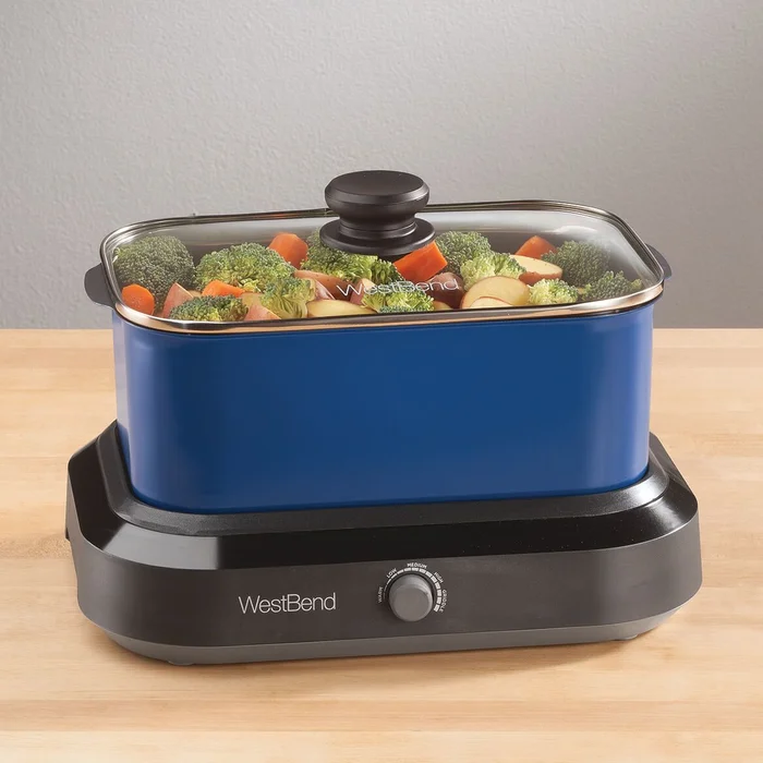 West Bend® 5 Qt. Versatility Cooker™ Blue