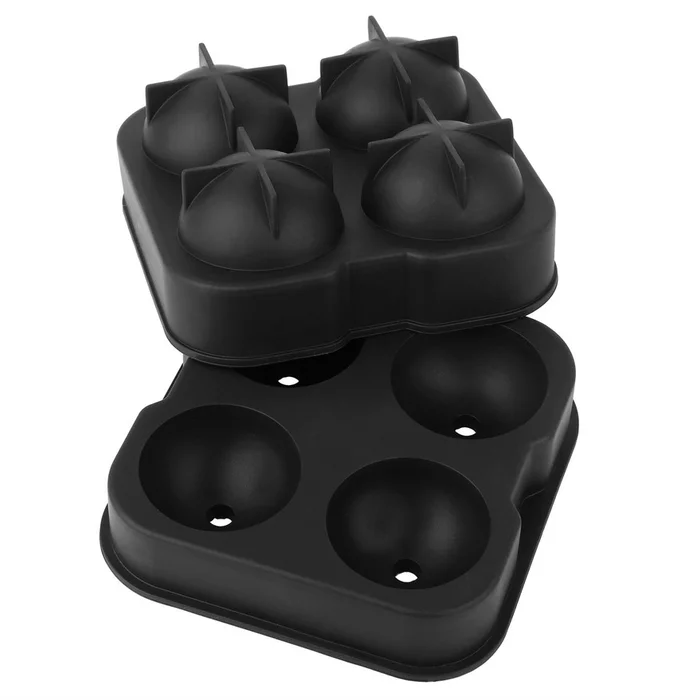 Whiskey 4-Ball Silicone Ice Mold