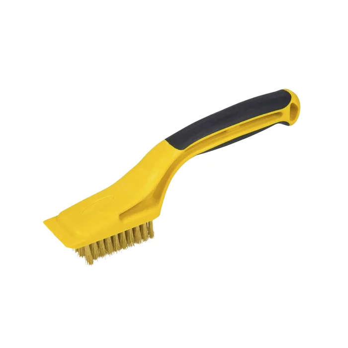 Wide Brass Stripping Brush For Heavy Duty Cleaning And Surface Preparation