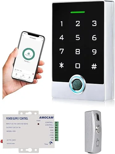 WiFi Access Control Keypad + K80 Power Supply Control + Metal Push Button Bundles