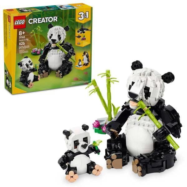 Wild Animals: Panda Family 31165 Building Set
