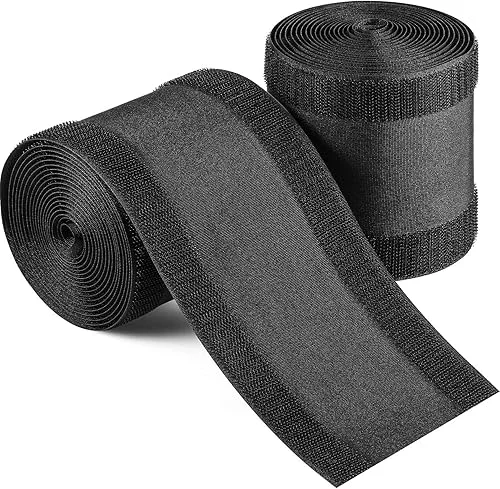 WILLBOND Carpet Cord Cover Cable Grip Floor Cover Cable Protector Management Only for Commercial Office Carpet(Black,19.69 ft)