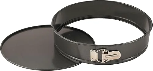 WINCO Springform Pan with Detachable Bottom, 12-Inch, Aluminized Steel,Black
