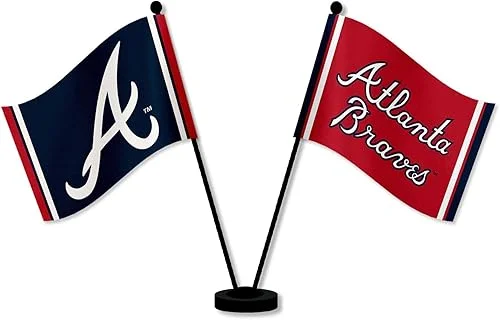 WinCraft Atlanta Braves Desk and Table Top Flags
