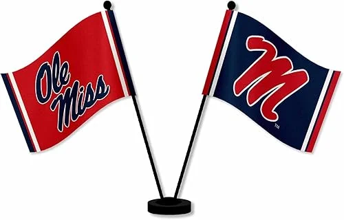 WinCraft Ole Miss Desk and Table Top Flags