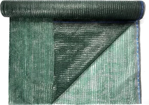 WindscreenSupplyCo] 40% 6' x 100 FT Eyelets Shade Cloth Roll Sunblock Shade UV Resistant Net for Garden Greenhouse Flower Plant Patio Kennel, Green – PS6140GRNX1