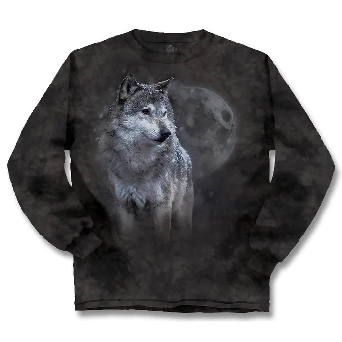 Winter’s Eve Wolf Long Sleeve T-Shirt