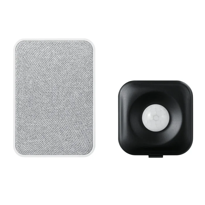 Wireless Door Bell With Mounting Sensor – Black/white