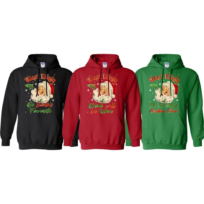 Women's Christmas “Most Likely…” Graphic Pullover Hoodie