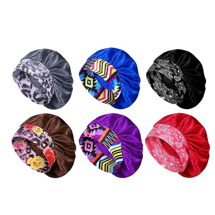 Women's Silky Satin Head Scarf Hair Wrap (3-Pack)