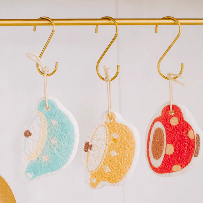 Wood Pulp Cotton Dishwashing Sponge