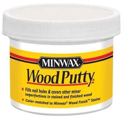 Wood Putty, White, 3.75 Oz.