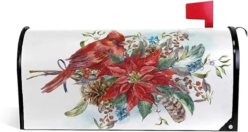 WOOR Patriotic Eagle Magnetic Mailbox Cover Oversized for Garden Yard Outdoor Decorations-20.8′ x 25.5′