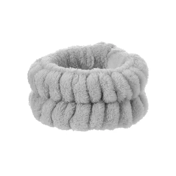 Wristband Wash Sleeve Cover Gray 1Pair
