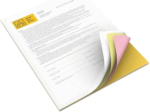 Xerox Premium Digital Carbonless Paper 4-Part Straight Collated White/Yellow/Pink/Gold, 8.5′ x 11′ (3R12430)