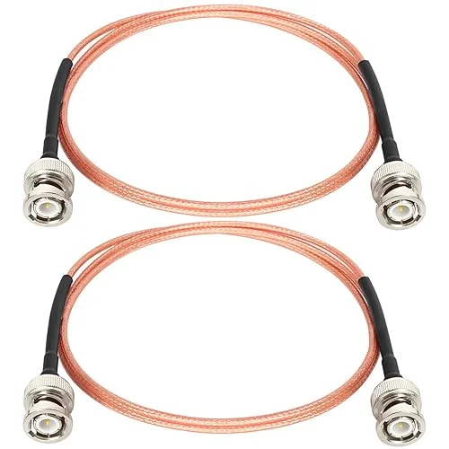 XRDS 3FT BNC Male to Male Cable (50 Ohm) – RG316 Antenna Cable for Scanners & Ham Radios (2PCS)