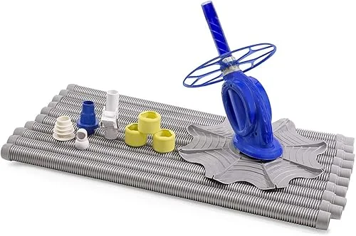 XtremepowerUS Automatic Pool Cleaner Vacuum G4 Turbo Suction High-Flo Cleaner In-Ground & Above Ground w/Hose Set