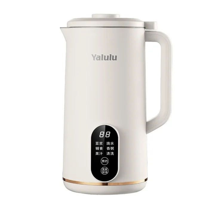 Yalulu Grinding Filter-free Multifunctional Soybean Milk/Fruit Vegetable Juice/ Mixed Grain Maker 110V Ivory White 600ML